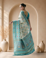 Premium Banarasi Silk Patola Saree with Meena & Zari Weaving Rich Pallu